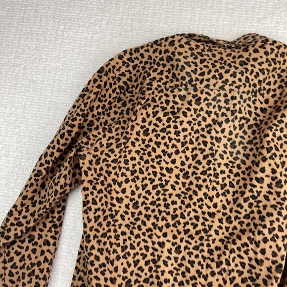 VTG Naked & Famous Retro Jaguar AOP Canada Made Shirt Men’s Large Button - Picture 13 of 16